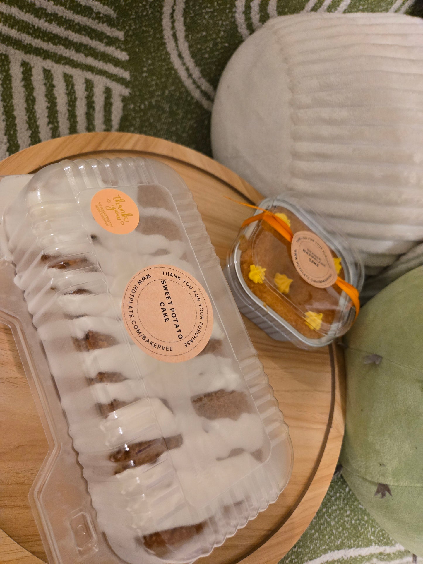 Vanilla Iced Sweet Potato Pound Cake